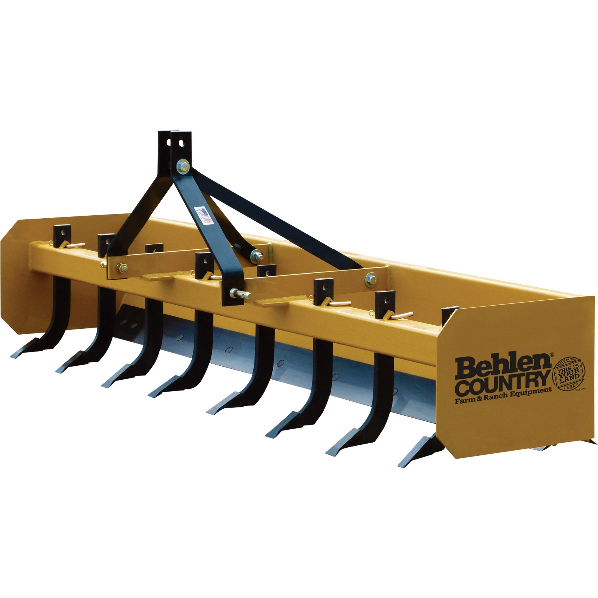 HawkLine by Behlen Country HeavyDuty Box Blade — Category 1, 8ft
